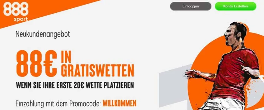 888Sport Willkommensbonus