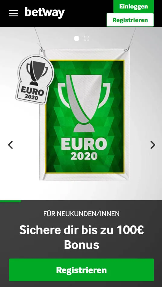 Betway Bonus mobil