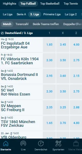 Mybet Mobile Wetten