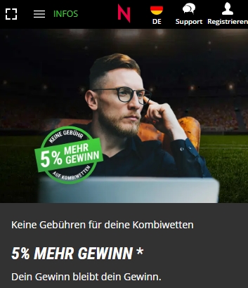 Neobet - Wettanbieter ohne Steuer