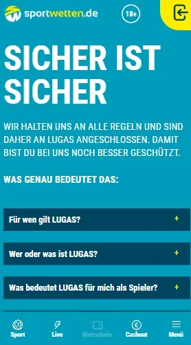 lugas limit erhöhen