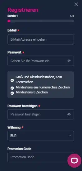 Vbet registrieren